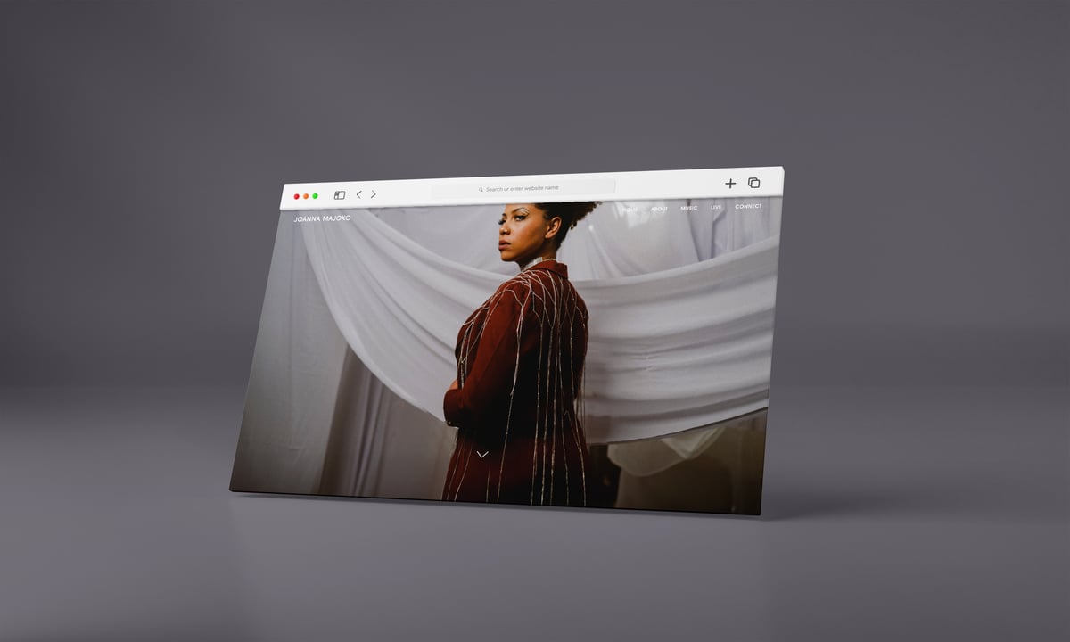 Joanna Majoko Website Design